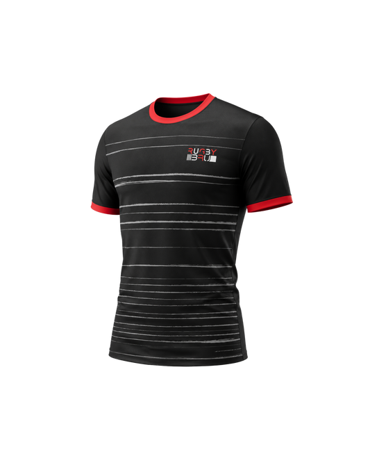 OFF FIELD RUGBY BRU STRIPED T-SHIRT
