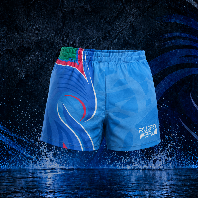 RUGBY SHORT • BLUE REEF