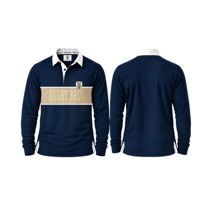 VINTAGE JERSEY • NAVY & BEIGE