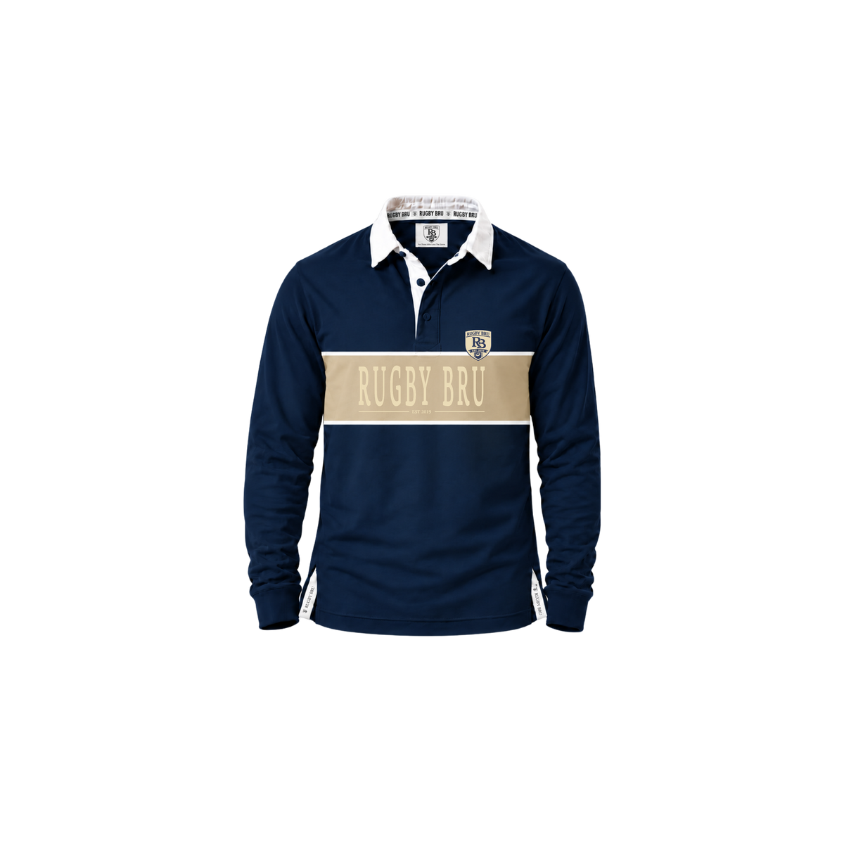 VINTAGE JERSEY • NAVY & BEIGE