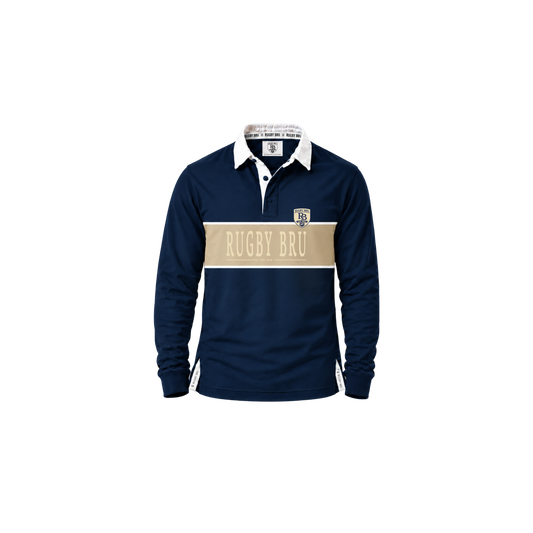 VINTAGE JERSEY • NAVY & BEIGE
