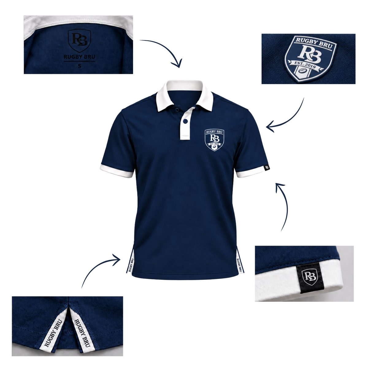 VINTAGE GOLF SHIRT • NAVY
