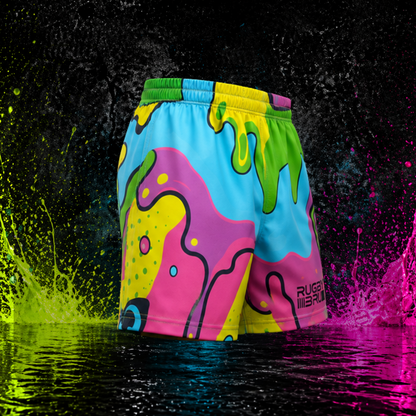RUGBY SHORT • NEON DRIP