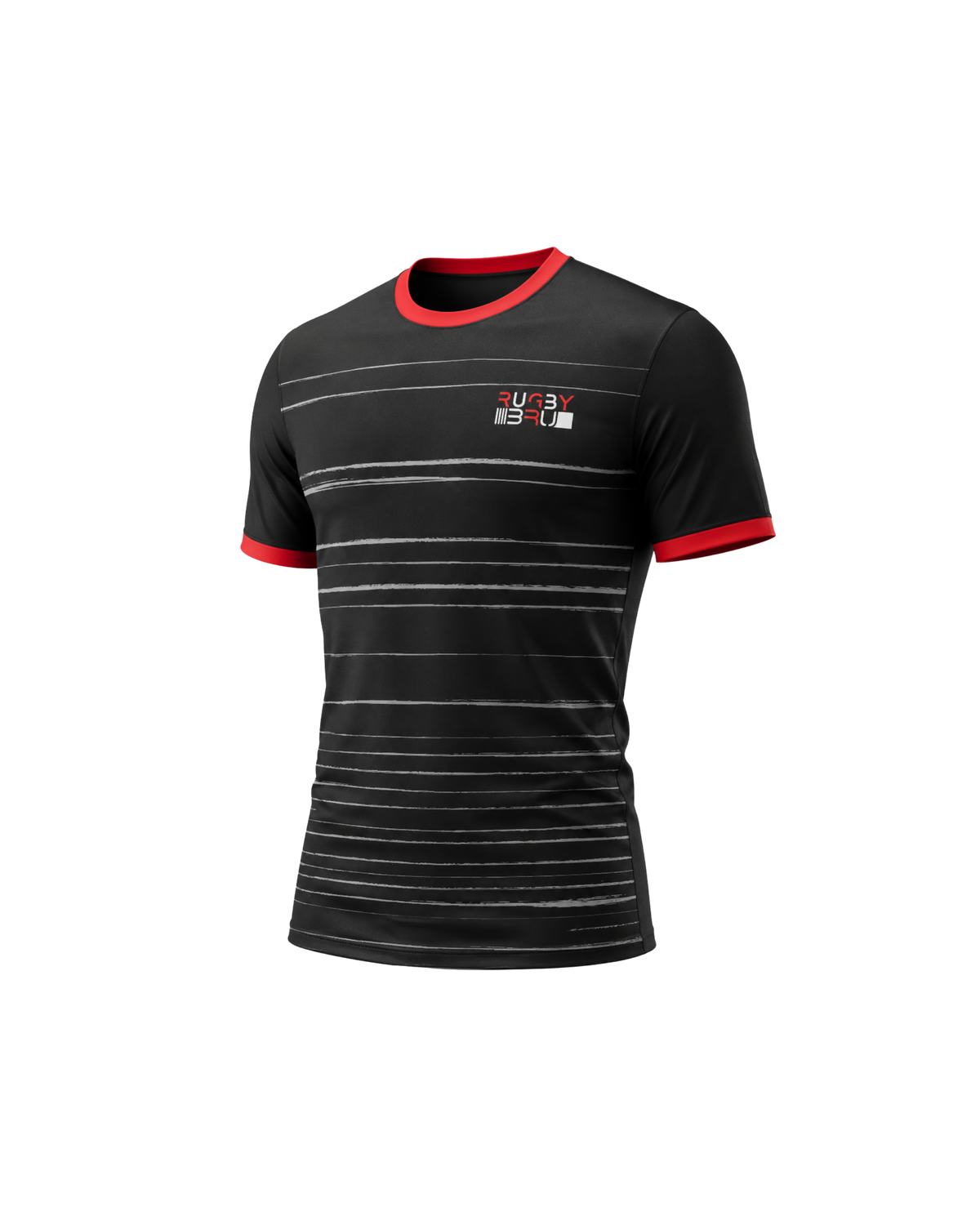 OFF FIELD RUGBY BRU STRIPED T-SHIRT