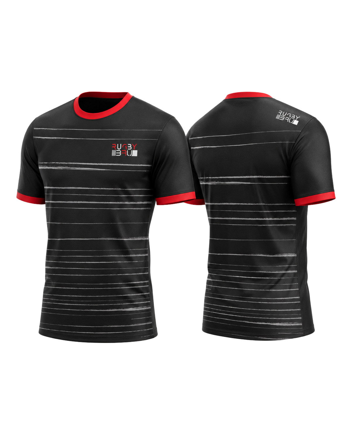 OFF FIELD RUGBY BRU STRIPED T-SHIRT
