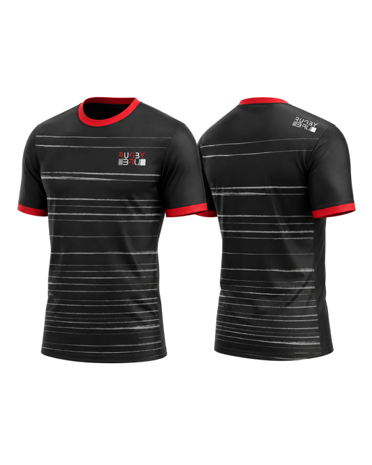 OFF FIELD RUGBY BRU STRIPED T-SHIRT